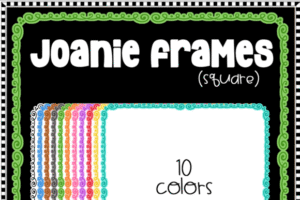 10 Doodle Square Borders