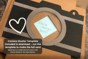Camera Card Shutter Mechanism Template
