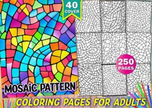 250 Mosaic Pattern Coloring Pages