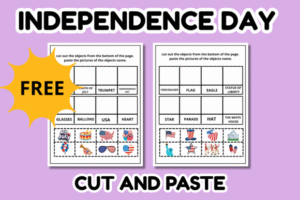 4Th July Independence DayCcut and Paste