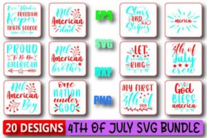 4Th of July Svg Free Bundle Vol. 6