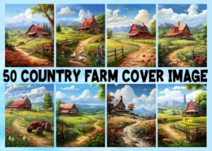 50 Free Country Farm Book Cover Image