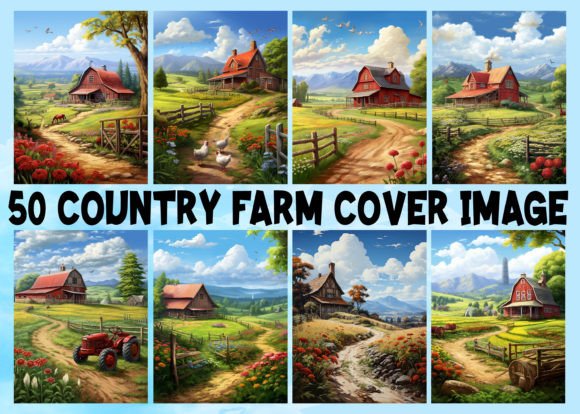 50 Free Country Farm Book Cover Image