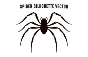 A Spider Silhouette PNG Clipart Free