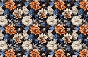 A Beautiful Colorful Floral Pattern