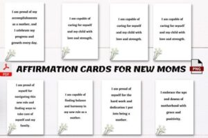 Affirmation Cards for New Moms