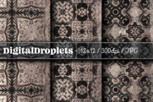 Antique Tiled Papers Vol. 1 | FREEBIE