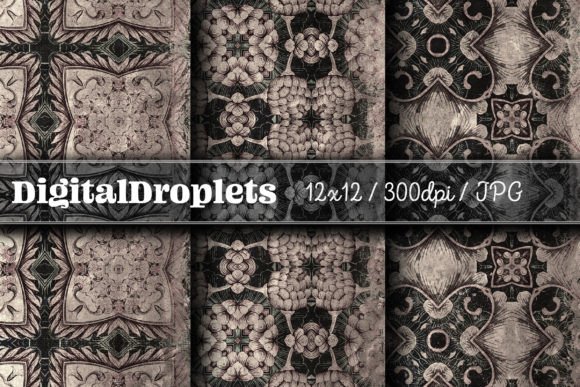 Antique Tiled Papers Vol. 1 | FREEBIE