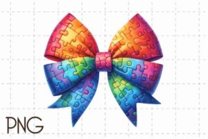 Autism Bow Autism Png Autism Awareness