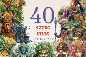 Aztec Gods PNG Bundle