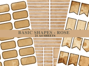 Basic Shapes Junk Journal Set