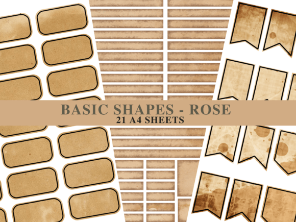 Basic Shapes Junk Journal Set