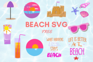 Beach SVG Free