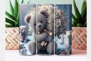 Bear Tumbler Wrap