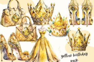 Birthday Queen Sublimation Clipart