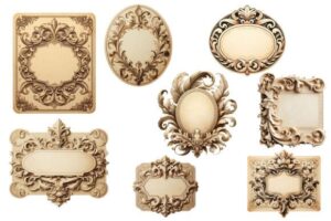 Blank Vintage Labels PNG