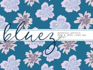 Bluez Seamless Pattern/digital Paper