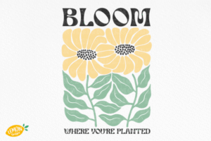 Boho Floral SVG PNG