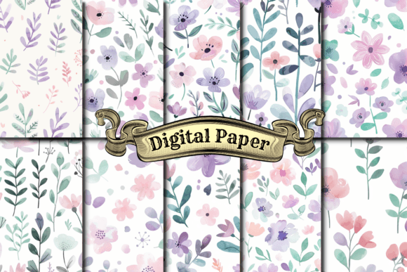 Boho Scrapbook Digital Paper