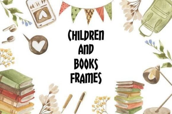 Children and Books Frames