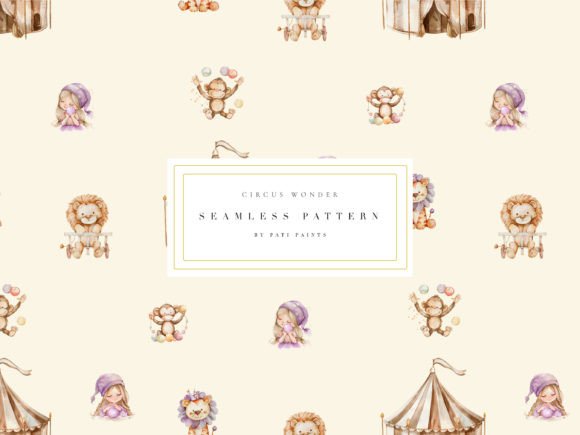 Circus Magic Digital Paper