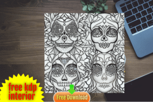 Color Me Skulls KDP Interior