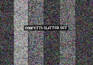 Confetti Glitter Set Paper Pack