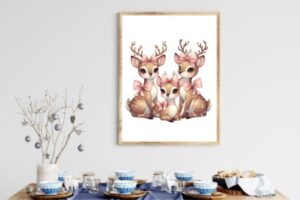 Cute Deer Png Sublimation Clipart