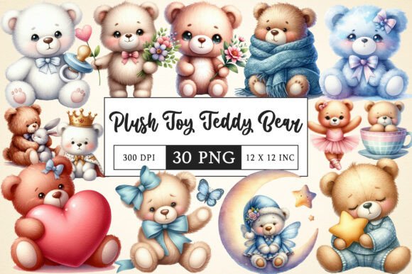 Cute Plush Toy Teddy Bear Clipart