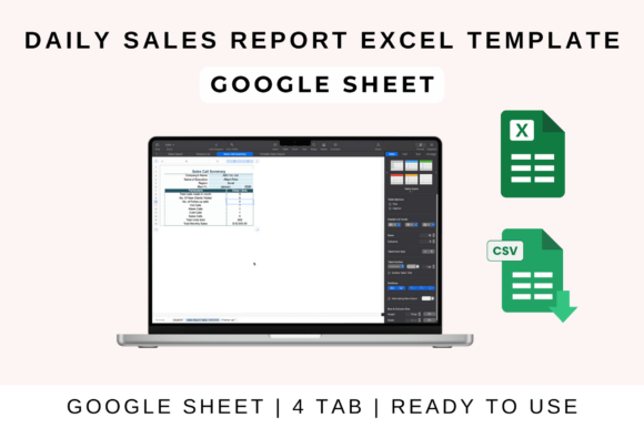 Daily Sales Report Excel Template