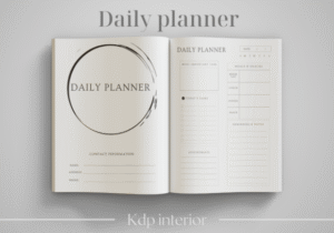 Daily Planner - Kdp Interior