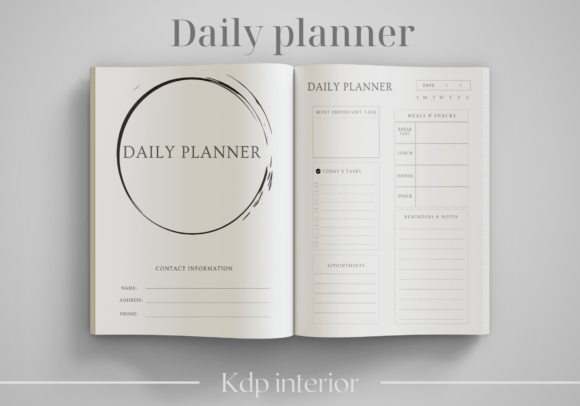 Daily Planner - Kdp Interior