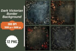 Dark Victorian Border