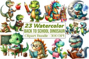 Dinosaur Back to School Sublimation