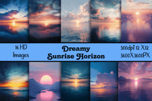 Dreamy Sunrise Horizon