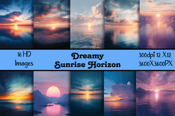 Dreamy Sunrise Horizon