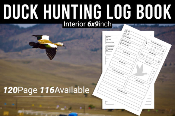 Duck Hunting Log Book Interior