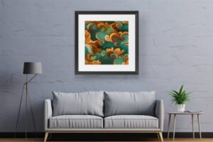 Earth Tones Abstract Shapes Patterns