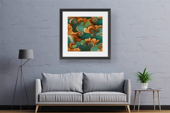 Earth Tones Abstract Shapes Patterns