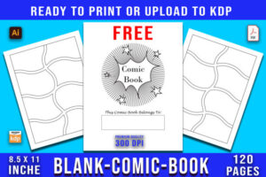 Editable Blank Comic Book