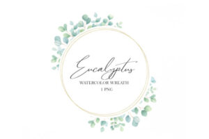 Eucalyptus Wreath Watercolor