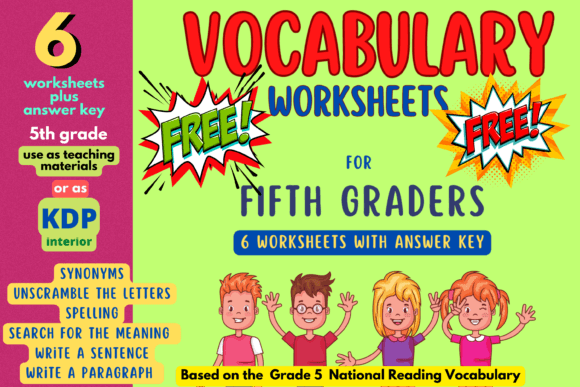 FREE Fifth Grade Vocabulary Worksheets