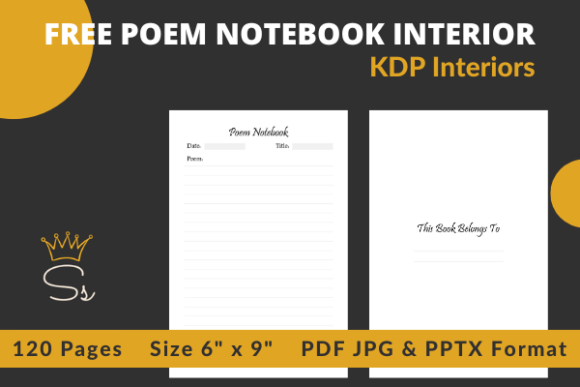 FREE Poem Notebook Interior