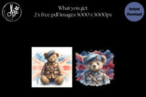 **FREE** Veteran Soldier Teddy Portraits