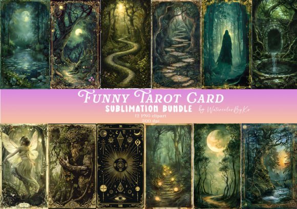 Fairy Forest Oracle Card Sublimation