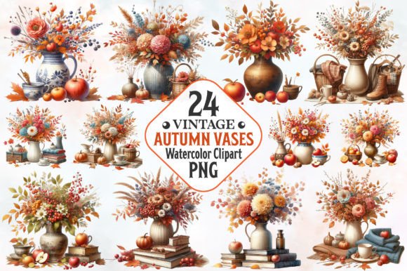 Fall Flowers Autumn Vases, Autumn Decor