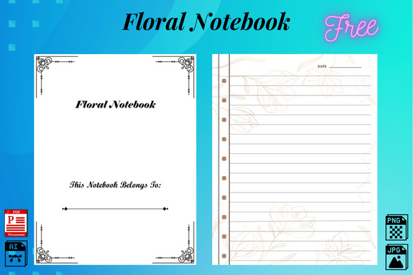 Floral Notebook