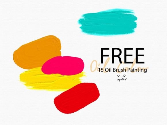 Free 15 Oil Brush Painting