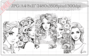 Free 30 Coloring Page for Adults