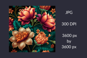 Free Fancy Flowers Digital Papers Bundle